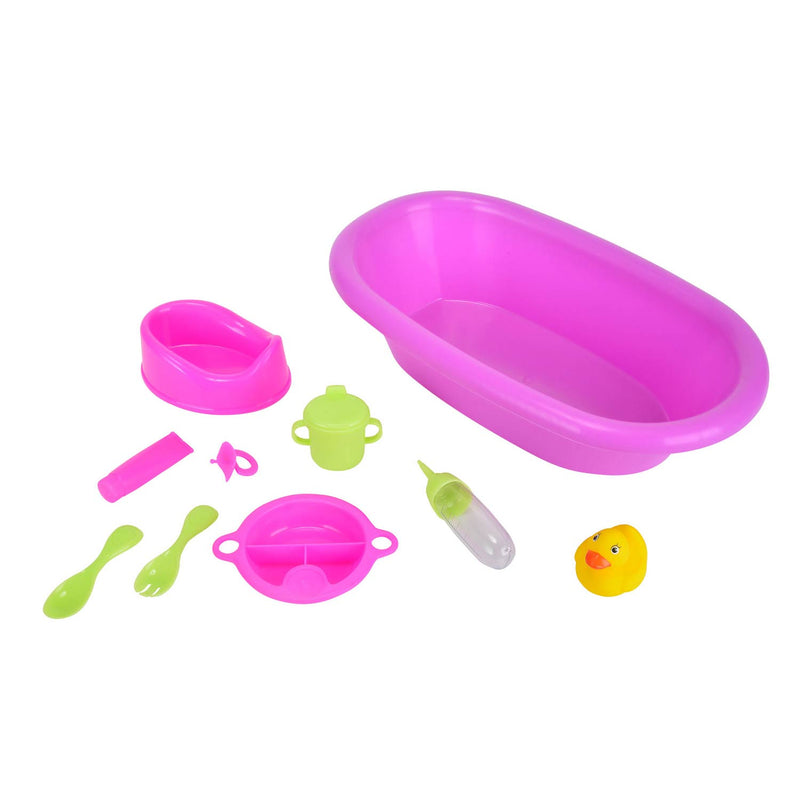 Afbeelding laden in galerijviewer, Simba poppenbadje met accessoires badspeelgoed voor kinderen - inclusief badeendje.
