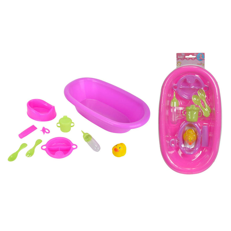 Afbeelding laden in galerijviewer, Simba poppenbadje met accessoires badspeelgoed voor kinderen - inclusief badeendje.
