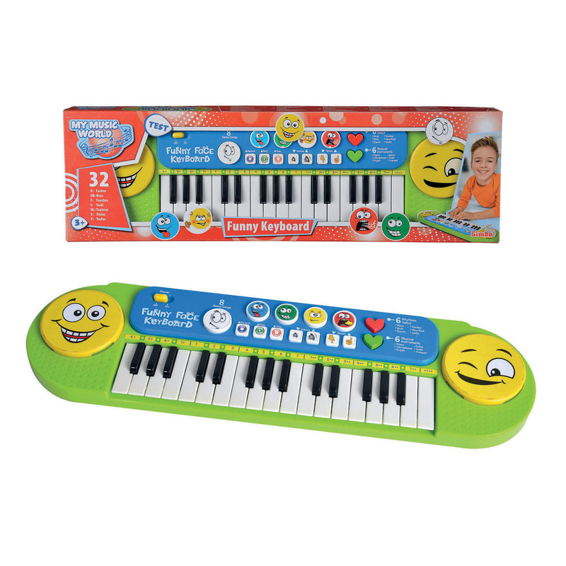 Afbeelding laden in galerijviewer, Simba my music world lachgezicht keyboard
