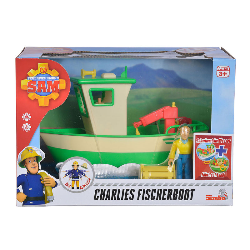 Afbeelding laden in galerijviewer, Simba brandweerman sam charlie's vissersboot
