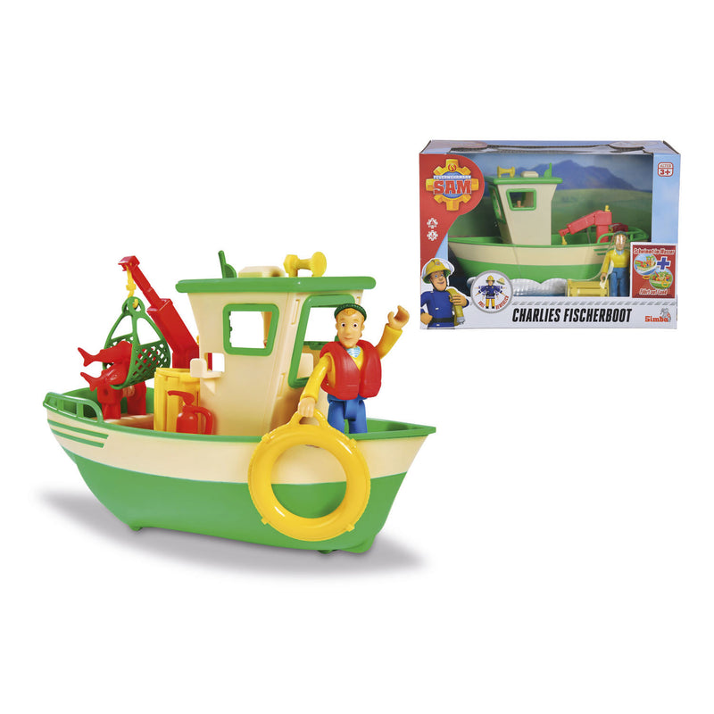 Afbeelding laden in galerijviewer, Simba brandweerman sam charlie's vissersboot

