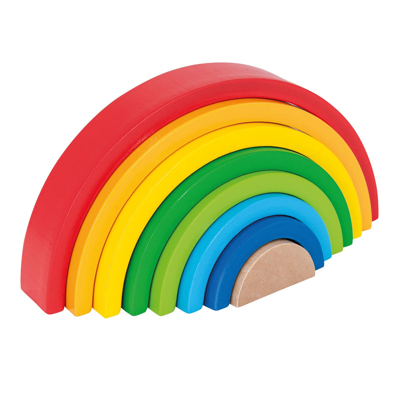 Afbeelding laden in galerijviewer, Eichhorn houten stapelregenboog, 8dlg.
