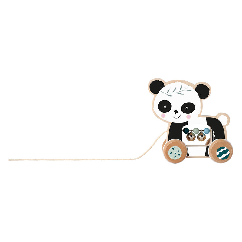Afbeelding laden in galerijviewer, Eichhorn houten trekdier panda
