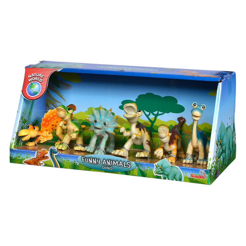 Afbeelding laden in galerijviewer, Simba Grappige Dieren Dino's, 6dlg.
