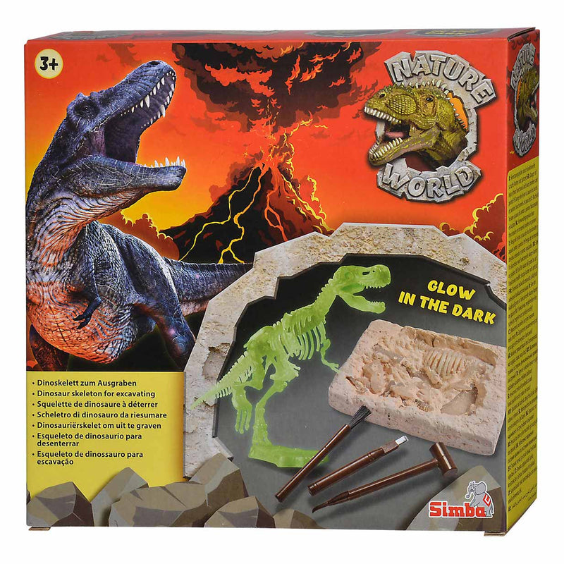 Afbeelding laden in galerijviewer, Glow in the Dark T-Rex Opgravingsset
