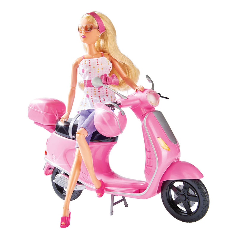 Afbeelding laden in galerijviewer, Simba steffi love stads scooter met pop en accessoires
