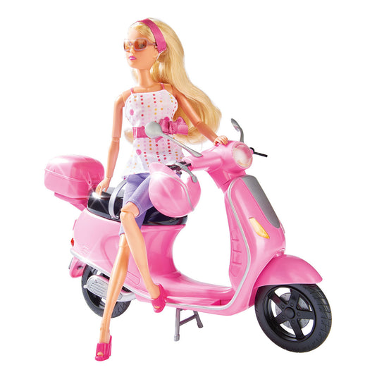 Simba steffi love stads scooter met pop en accessoires