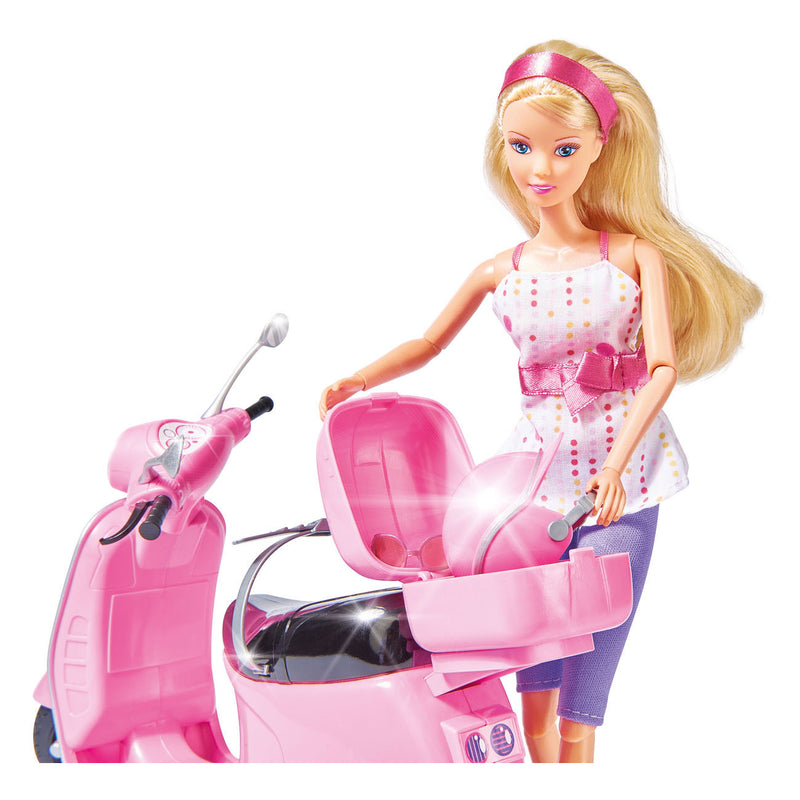 Afbeelding laden in galerijviewer, Simba steffi love stads scooter met pop en accessoires
