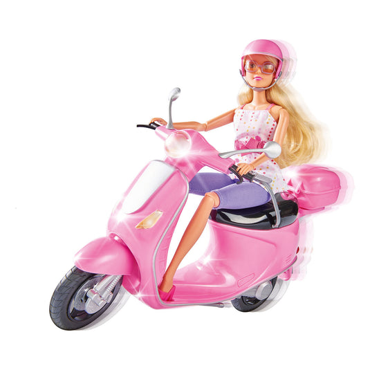Simba steffi love stads scooter met pop en accessoires