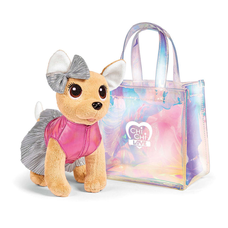 Afbeelding laden in galerijviewer, Simba chi chi love shimmer knuffelhond in tas
