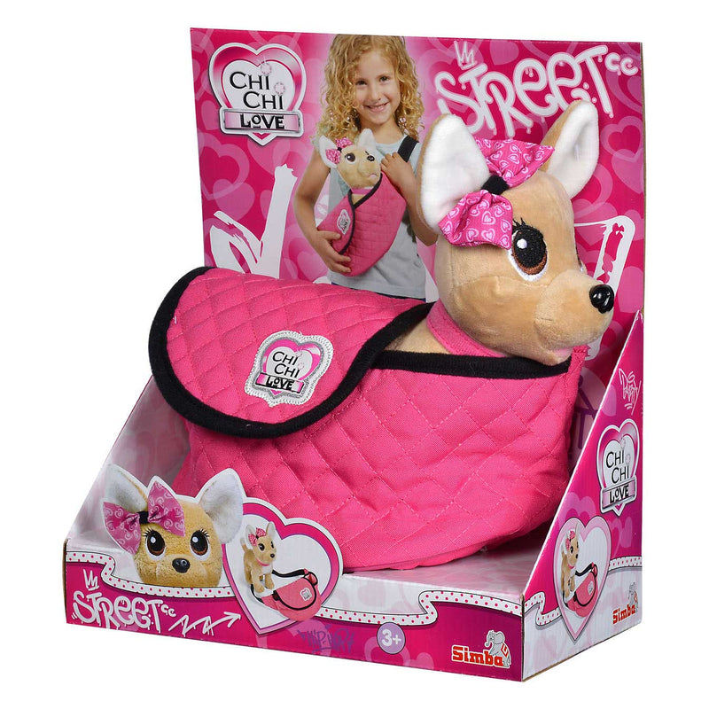 Afbeelding laden in galerijviewer, Simba chi chi love street knuffelhond in draagtas
