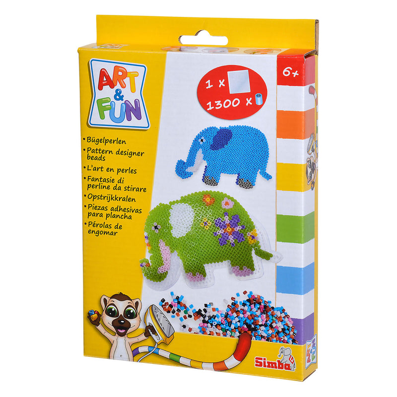 Afbeelding laden in galerijviewer, Simba art fun strijkkralen dieren set
