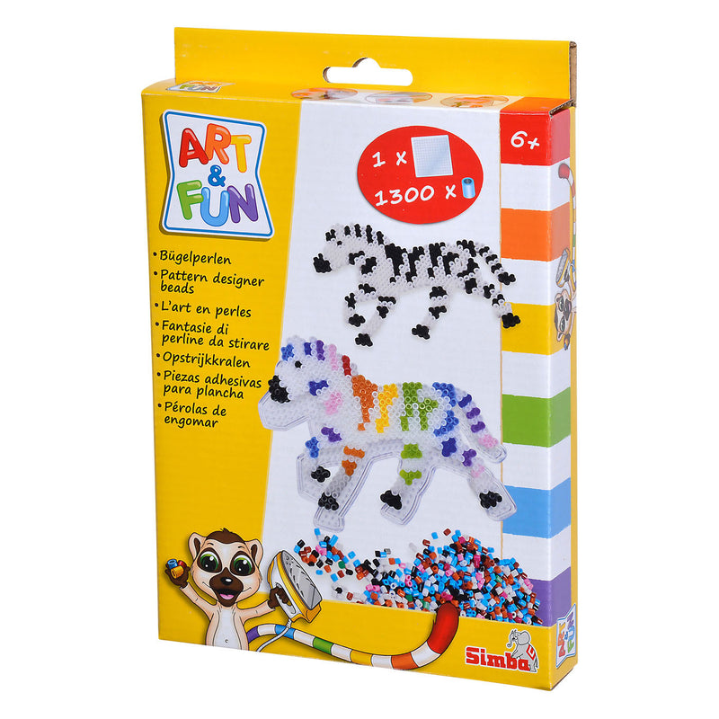 Afbeelding laden in galerijviewer, Simba art fun strijkkralen dieren set
