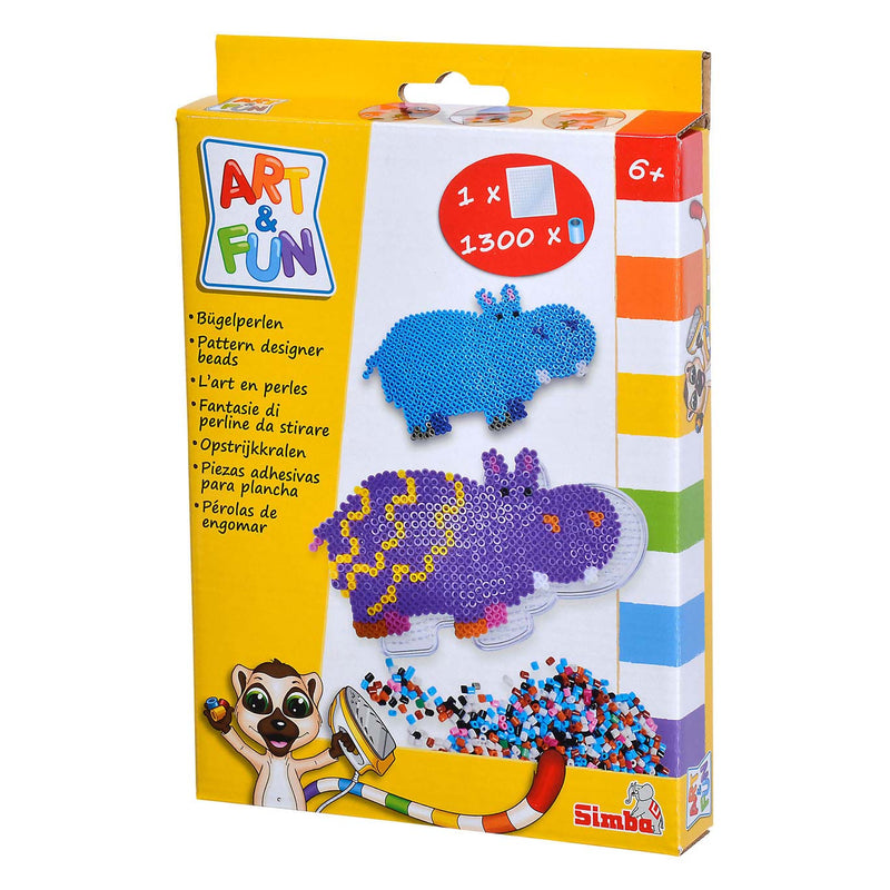 Afbeelding laden in galerijviewer, Simba art fun strijkkralen dieren set
