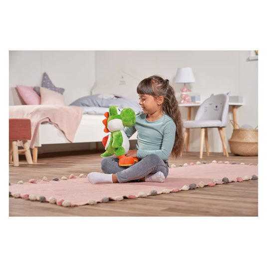Nicotoy super mario yoshi pluche, 30cm - knuffel