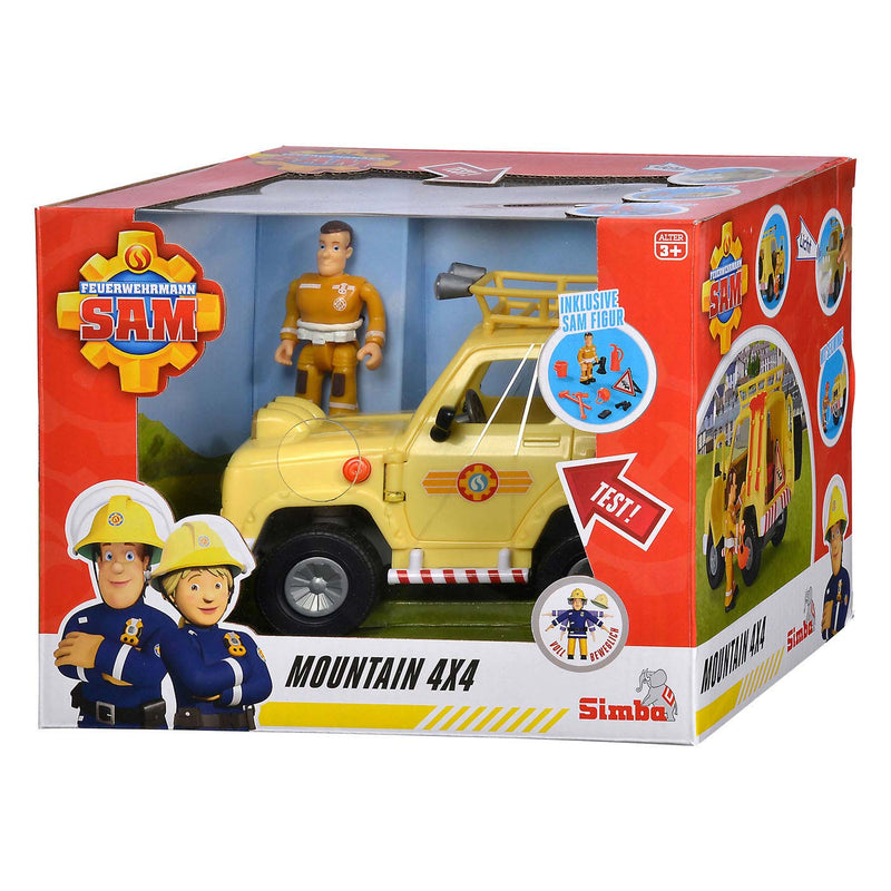 Afbeelding laden in galerijviewer, Simba brandweerman sam mountain 4x4 jeep met figuur
