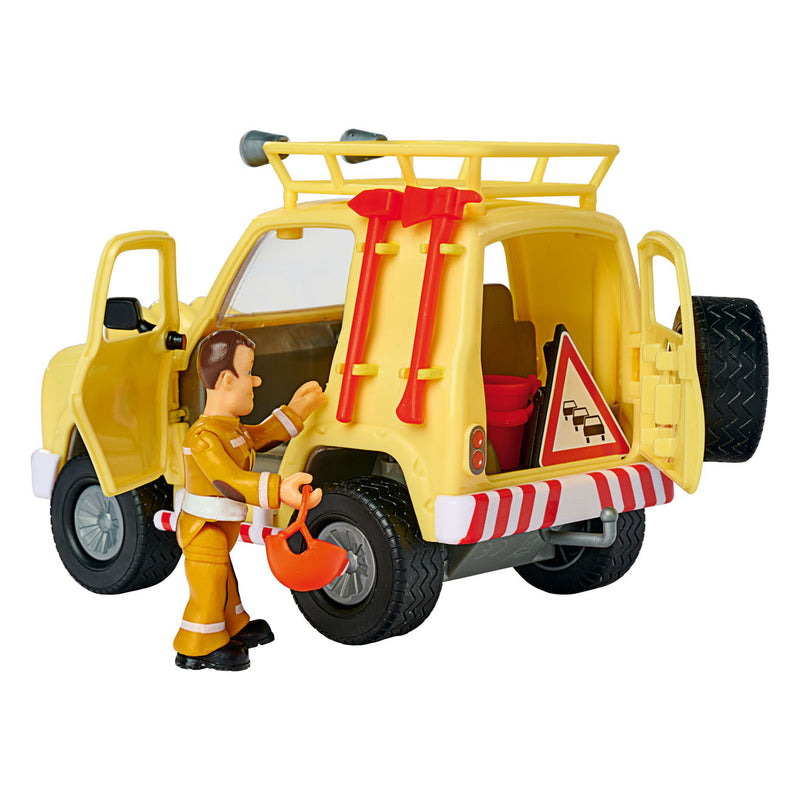 Afbeelding laden in galerijviewer, Simba brandweerman sam mountain 4x4 jeep met figuur
