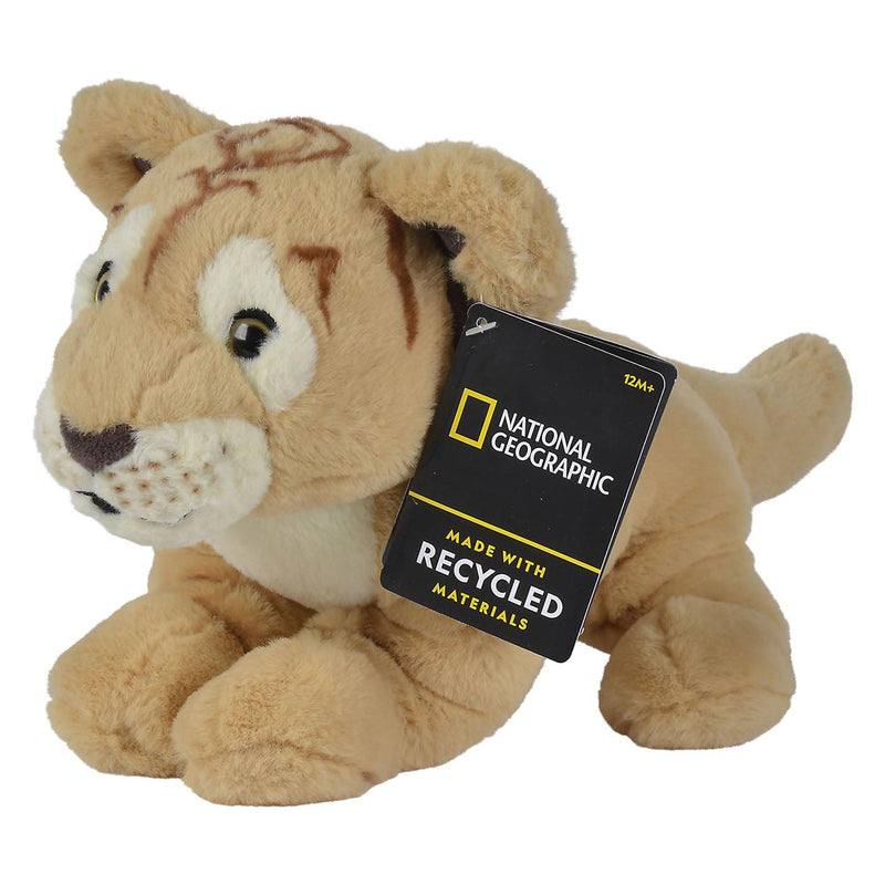 Afbeelding laden in galerijviewer, Simba National Geographic Knuffel Leeuw, 25cm
