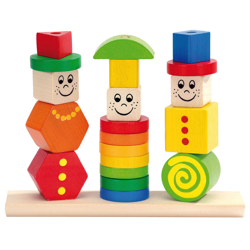 Afbeelding laden in galerijviewer, Eichhorn heros - figure stacking puzzle 21pcs

