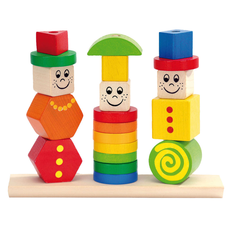 Afbeelding laden in galerijviewer, Eichhorn heros - figure stacking puzzle 21pcs

