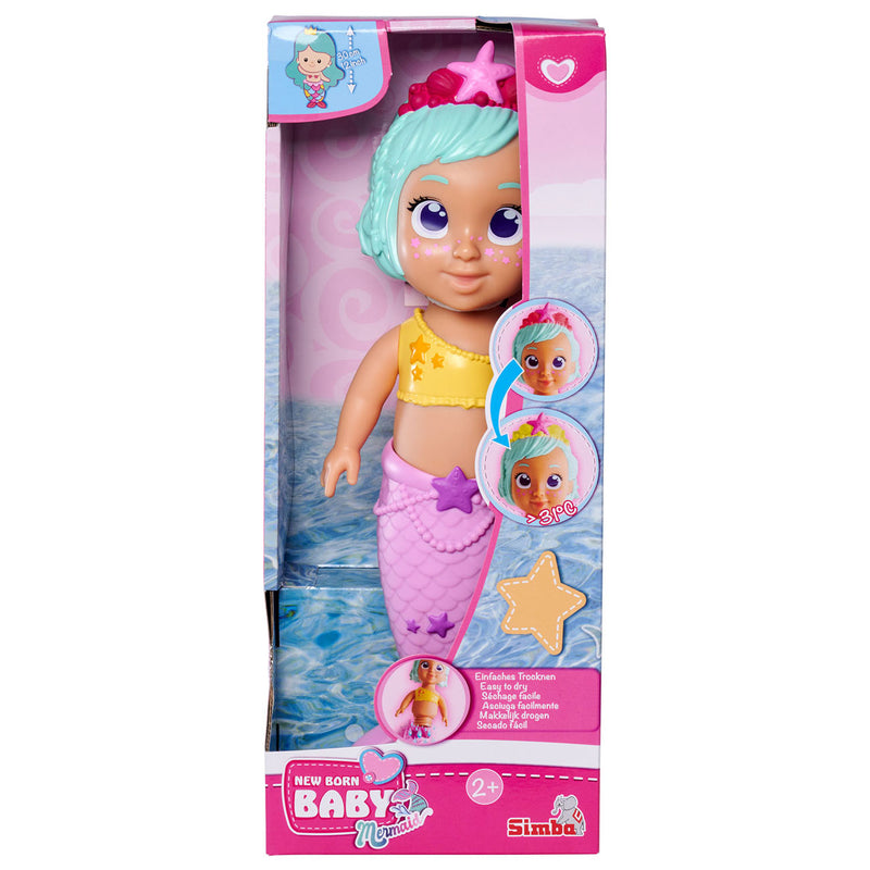 Afbeelding laden in galerijviewer, New Born Baby Zeemeermin Badpop
