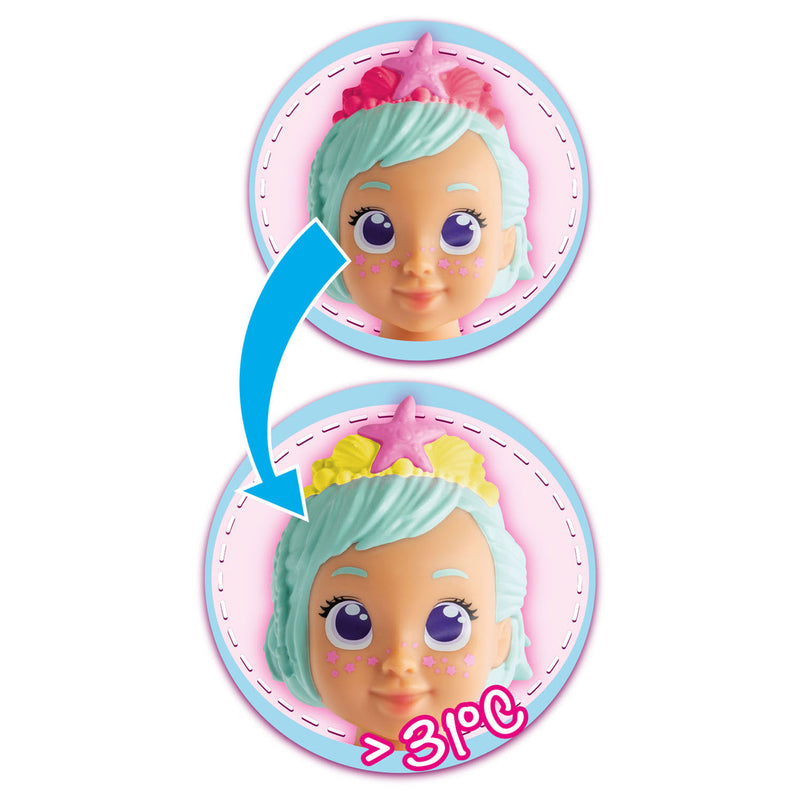 Afbeelding laden in galerijviewer, New Born Baby Zeemeermin Badpop
