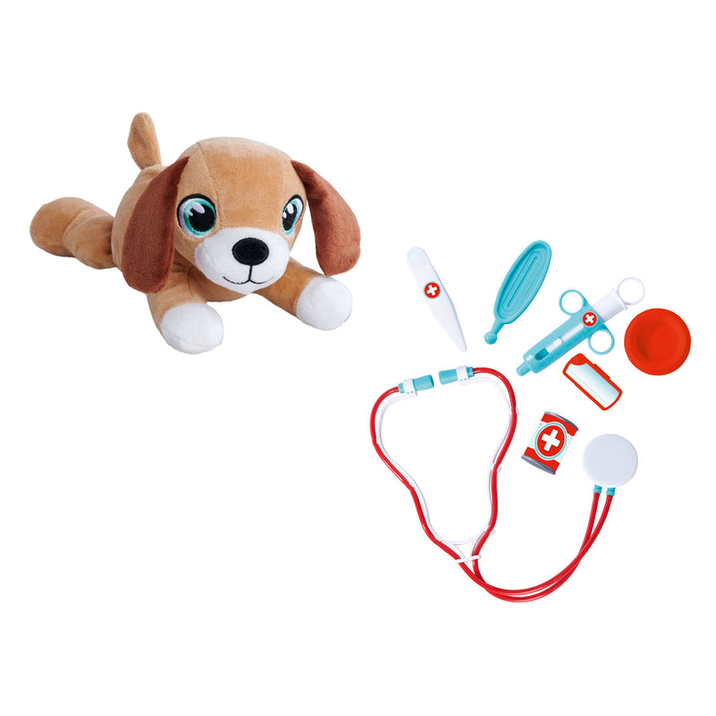Afbeelding laden in galerijviewer, Simba dierenarts speelset met pluche hond - speelgoedset voor kinderen.
