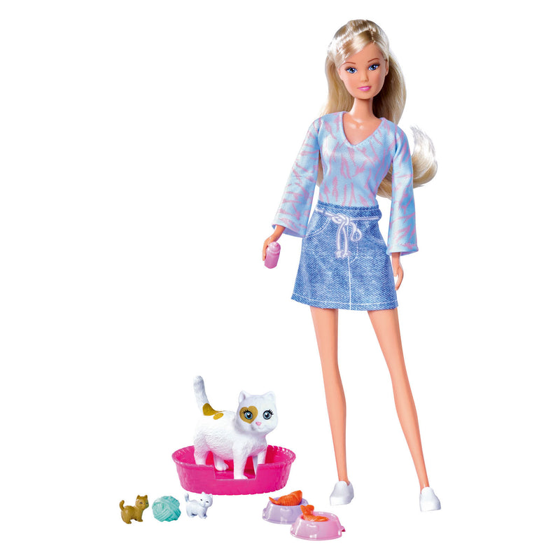 Afbeelding laden in galerijviewer, Steffi love modepop met kittens
