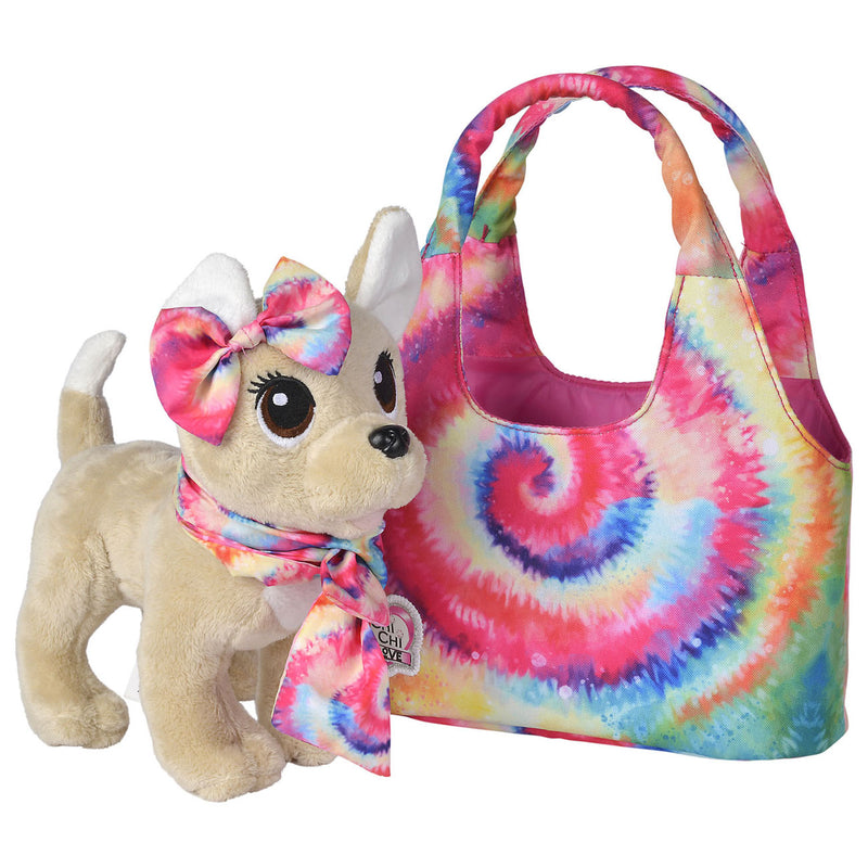 Afbeelding laden in galerijviewer, Simba chi chi love puppy knuffel in tas batik style
