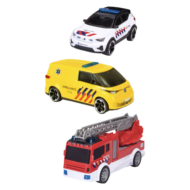 Afbeelding laden in galerijviewer, Dickie sos team set speelgoedauto's - 3dlg.
