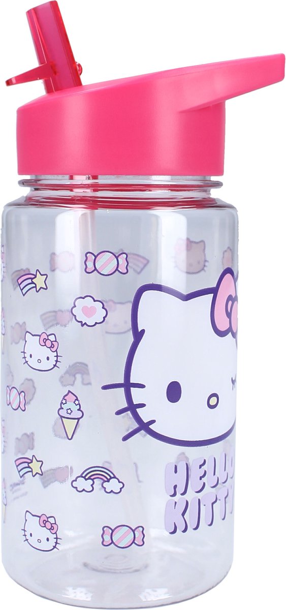 Afbeelding laden in galerijviewer, Vadobag hello kitty drinkfles - drink up - 450 ml - schoolbeker

