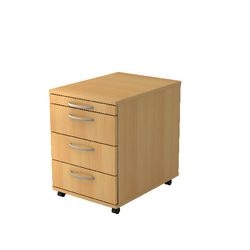 Bach mobiel ladenblok hammerer 1606 bo melamine 428x800x760mm 4 laden beuken