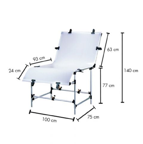 Afbeelding laden in galerijviewer, Linkstar Opnametafel B-1020 100x200 cm
