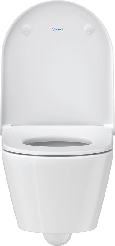 Duravit d-neo wandtoilet met zitting 37x54x40cm wit hoogglans