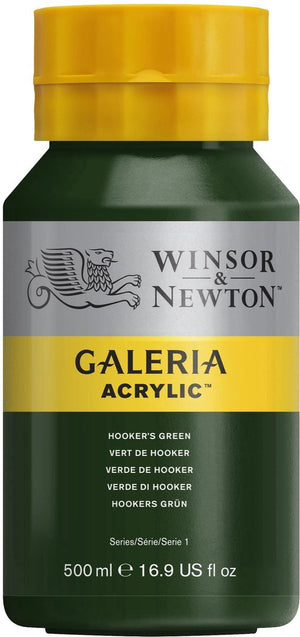Winsor newton galeria acryl 500ml hooker's green