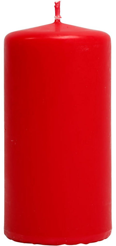 Creativ company kaars h:10 cm rood 6 stuks