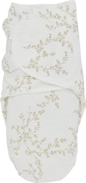 Meyco baby branches swaddle inbakerdoek - sand - 0-3 maanden - 1.0 tog