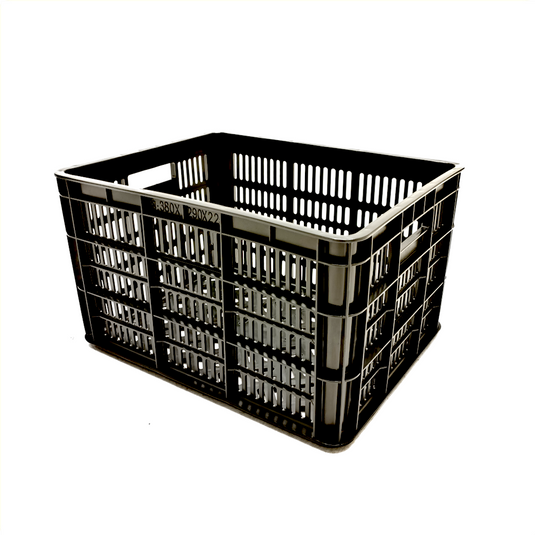 Global dutch bike industry b.v. koniger pvc krat middel zwart 32l 41x31x23
