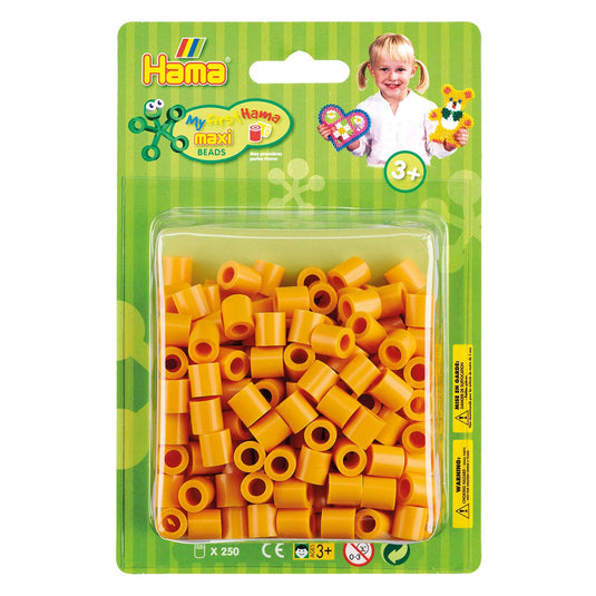 Hama maxi strijkkralen teddybeer bruin, 250st.
