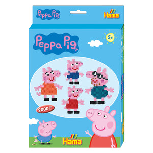 Hama strijkkralenset - 2000 stuks - peppa pig-thema