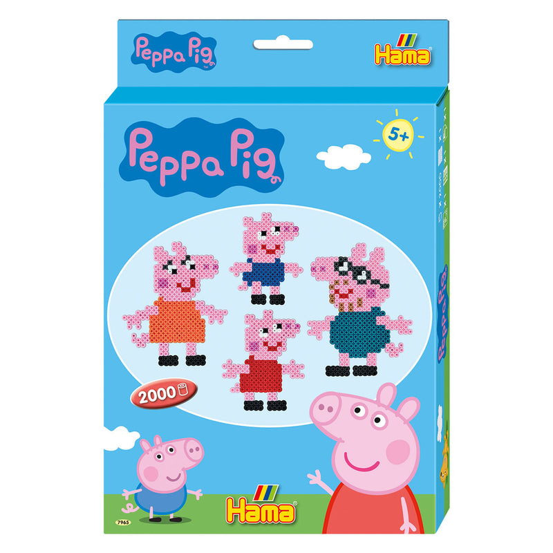 Afbeelding laden in galerijviewer, Hama midi strijkkralenset - peppa pig, 2000st.
