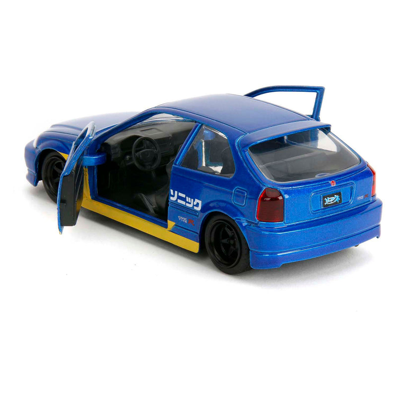 Afbeelding laden in galerijviewer, Jada toys - sonic 1997 honda civic type-r 1:32
