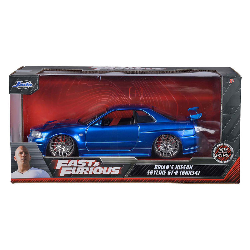 Afbeelding laden in galerijviewer, Jada toys jada fast furious 2002 nissan skyline 1:24
