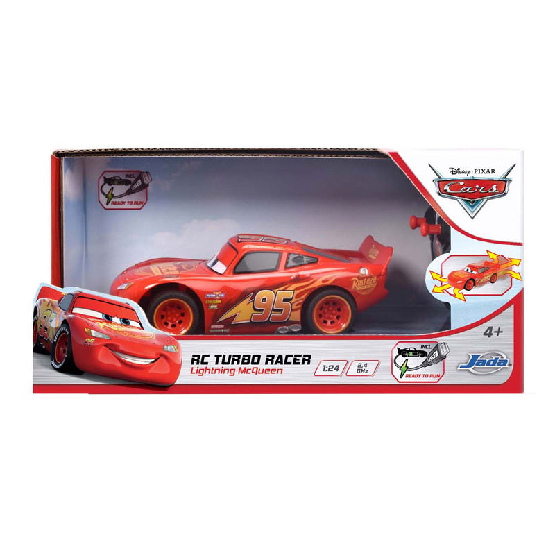 Afbeelding laden in galerijviewer, Dickie rc cars 3 lightning mcqueen turbo racer
