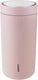 Stelton to go click 400ml thermosbeker roze