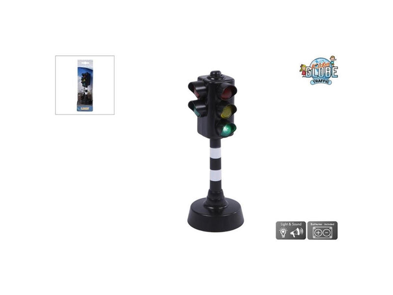 Afbeelding laden in galerijviewer, Kids globe stoplicht met voetgangerslicht en geluid 12cm

