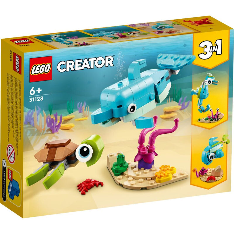 Afbeelding laden in galerijviewer, Lego creator 31128 3in1 dolfijn en schildpad
