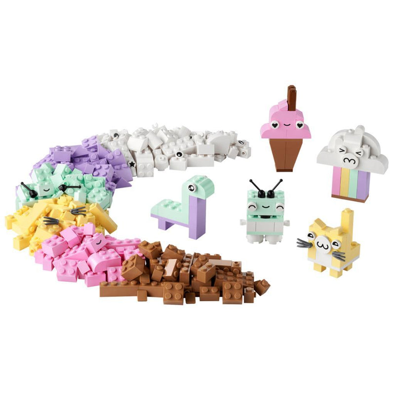 Afbeelding laden in galerijviewer, Lego classic 11028 creatief spelen met pastelkleur
