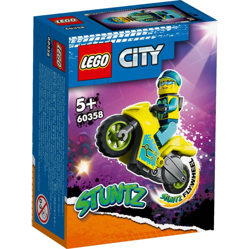 Afbeelding laden in galerijviewer, Lego city 60358 stuntz cyber stuntmotor
