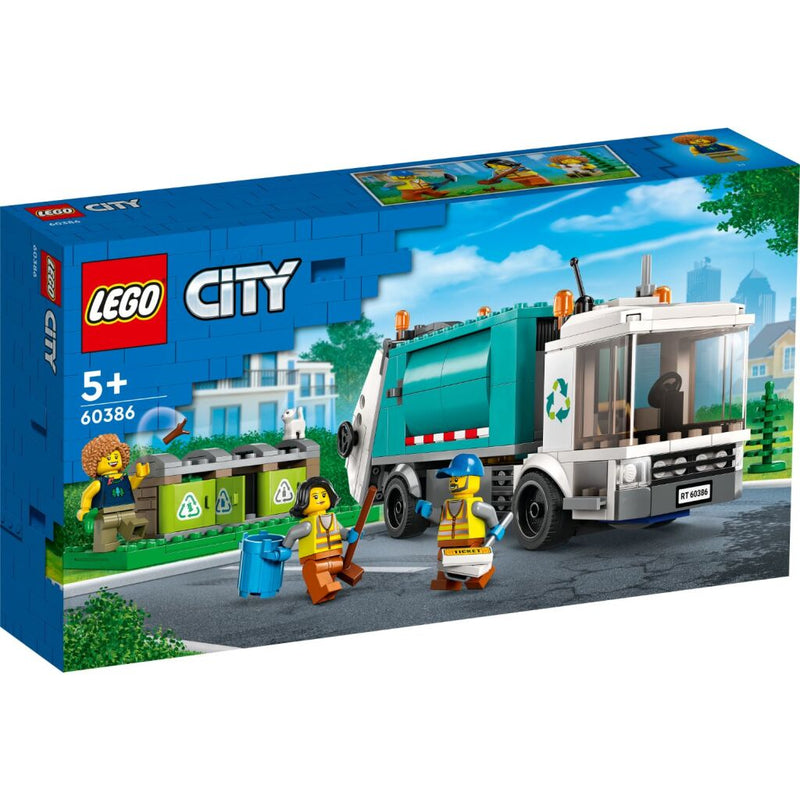Afbeelding laden in galerijviewer, Lego City 60386 Recycle Vrachtwagen
